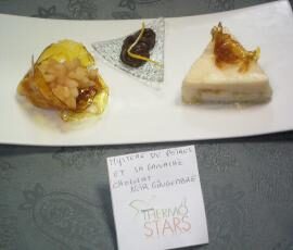 Mystère de poires et sa ganache chocolat noir gingembre