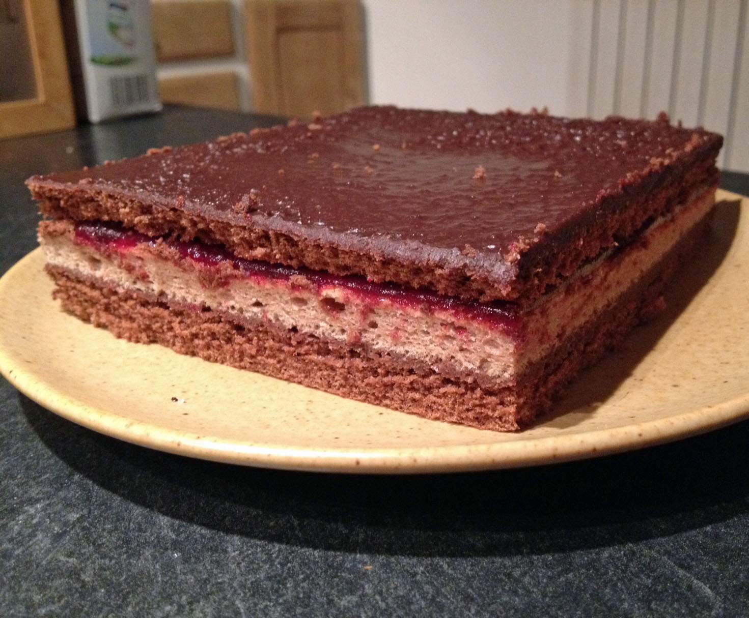 Napolitain chocolat framboise