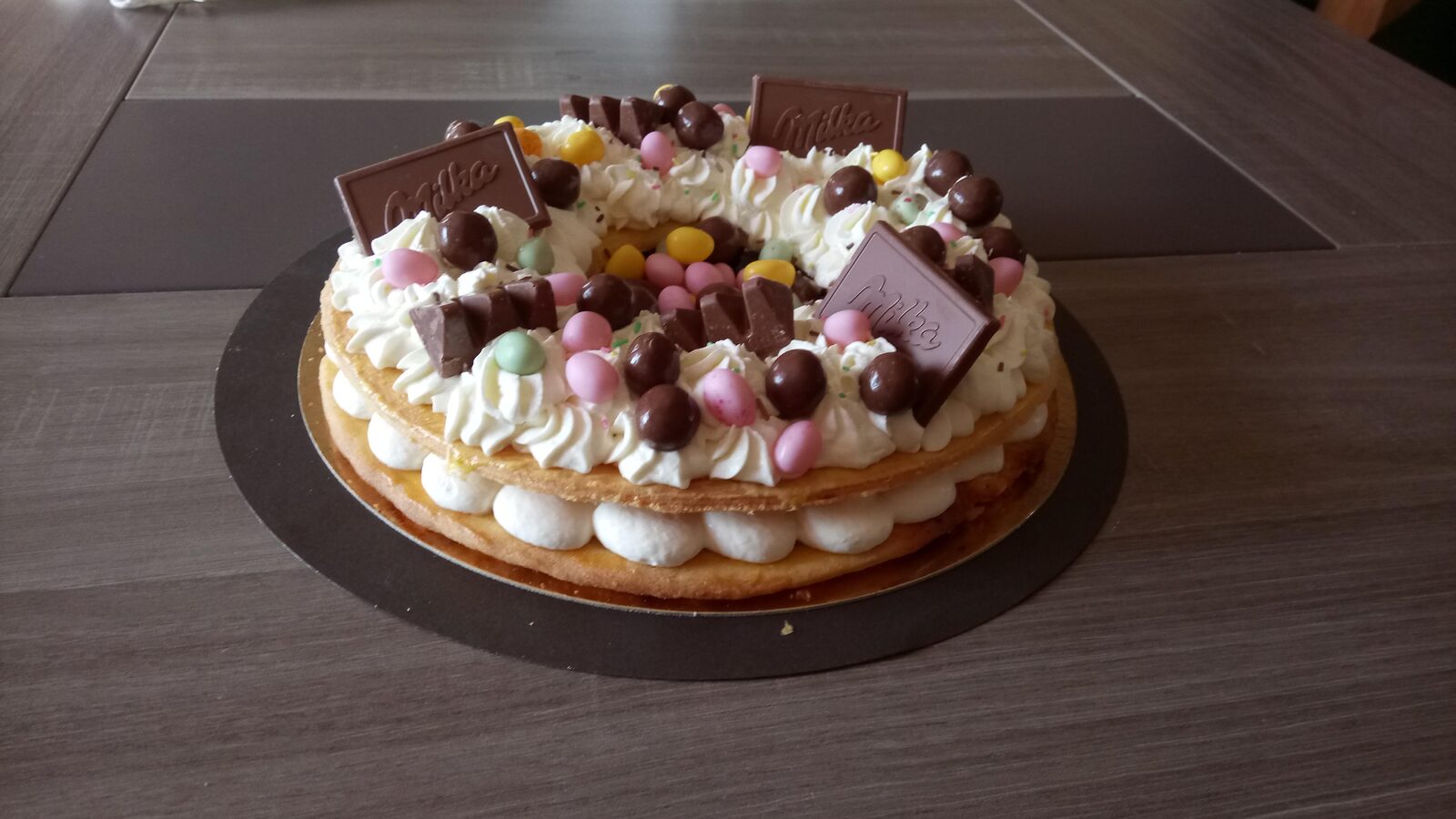 Nid de pâques façon number cake