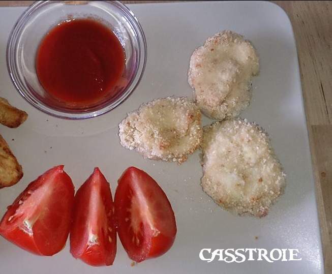 Nuggets de poulet légers (à la courgette)