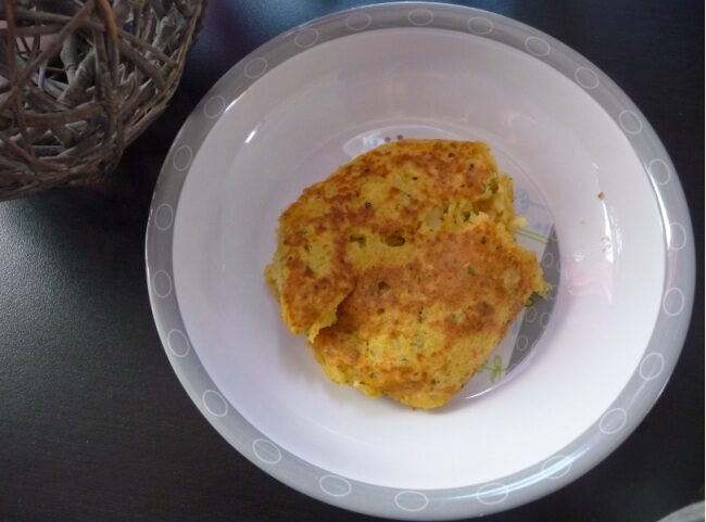 Omelette aux pommes de terre / tortilla pour bébé