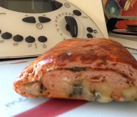 Omelette roulée façon pizza