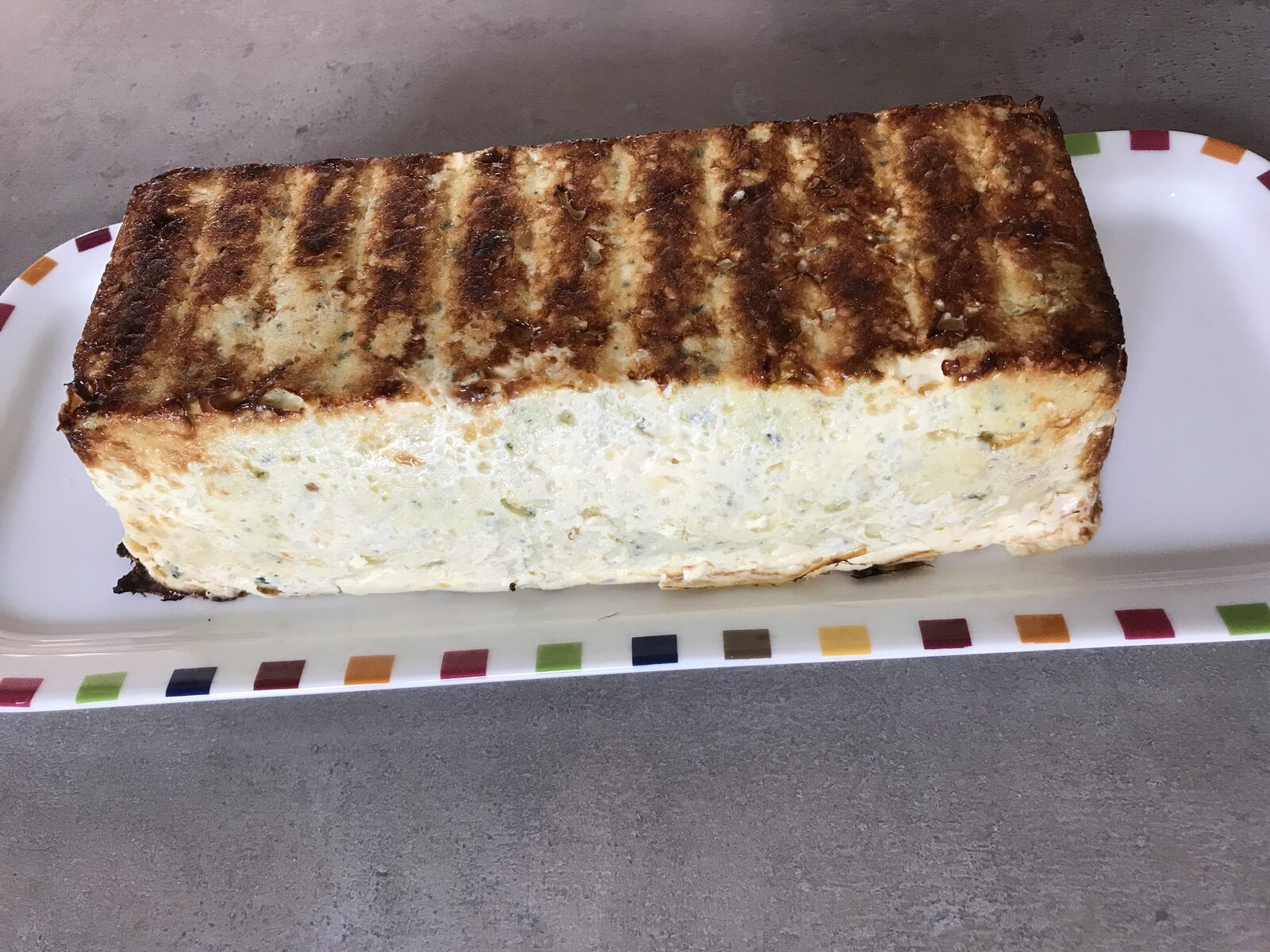 Pain de poisson et courgettes