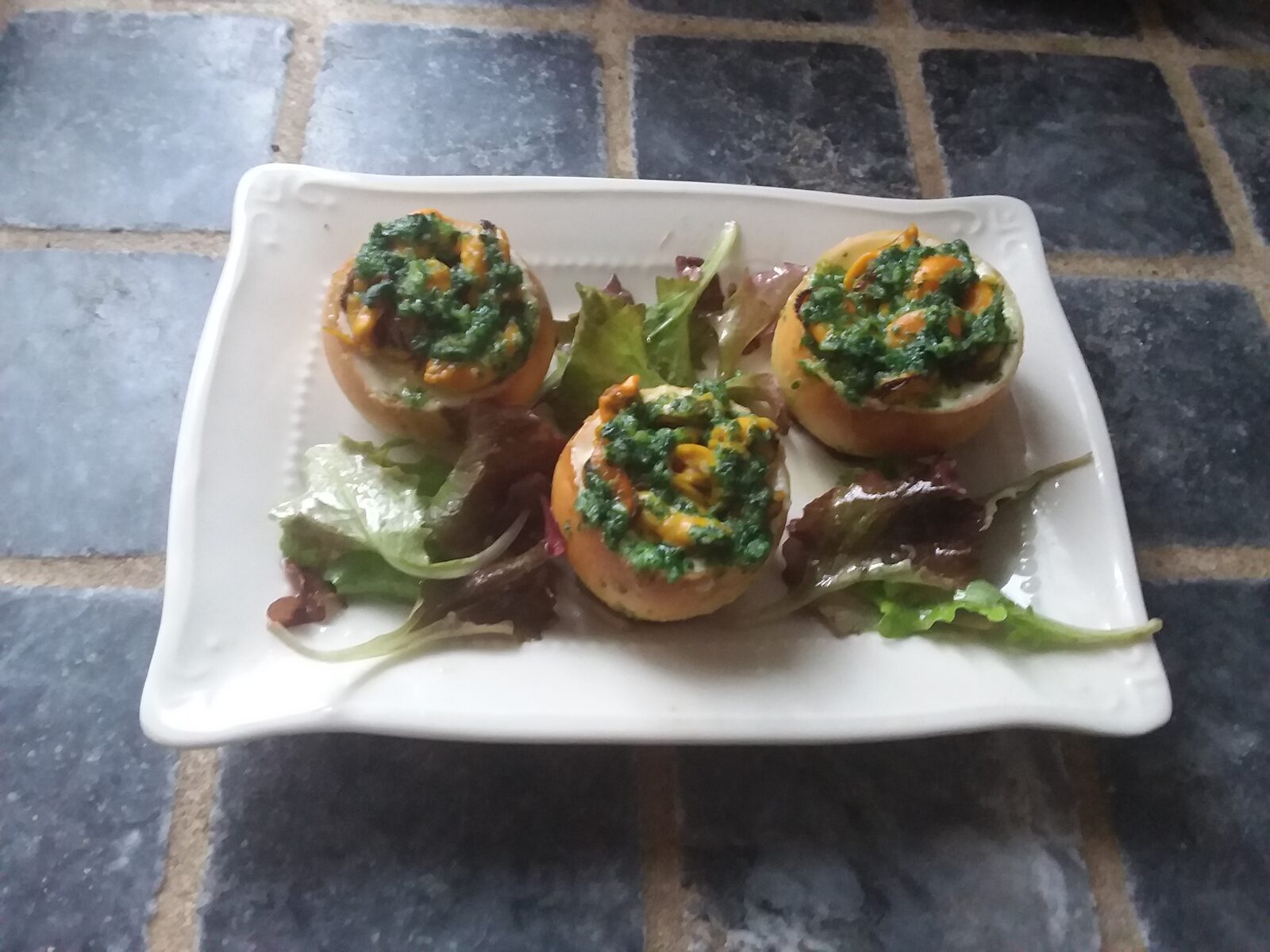 Pains au lait aux moules