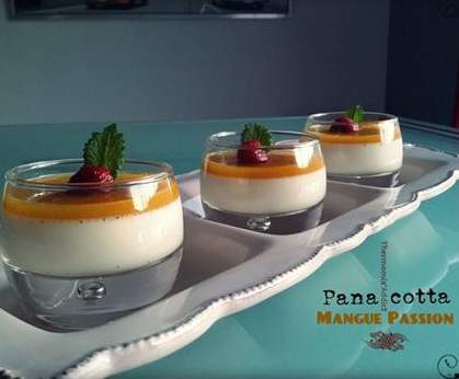 Pana Cotta mangue-passion
