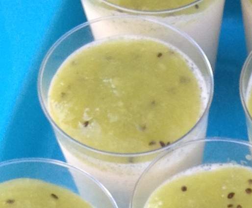 Panacotta coco kiwi
