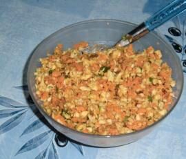 panais et carottes en crudités