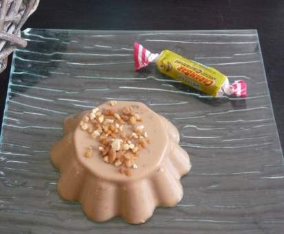 Panna cotta aux carambars (à l'agar agar)