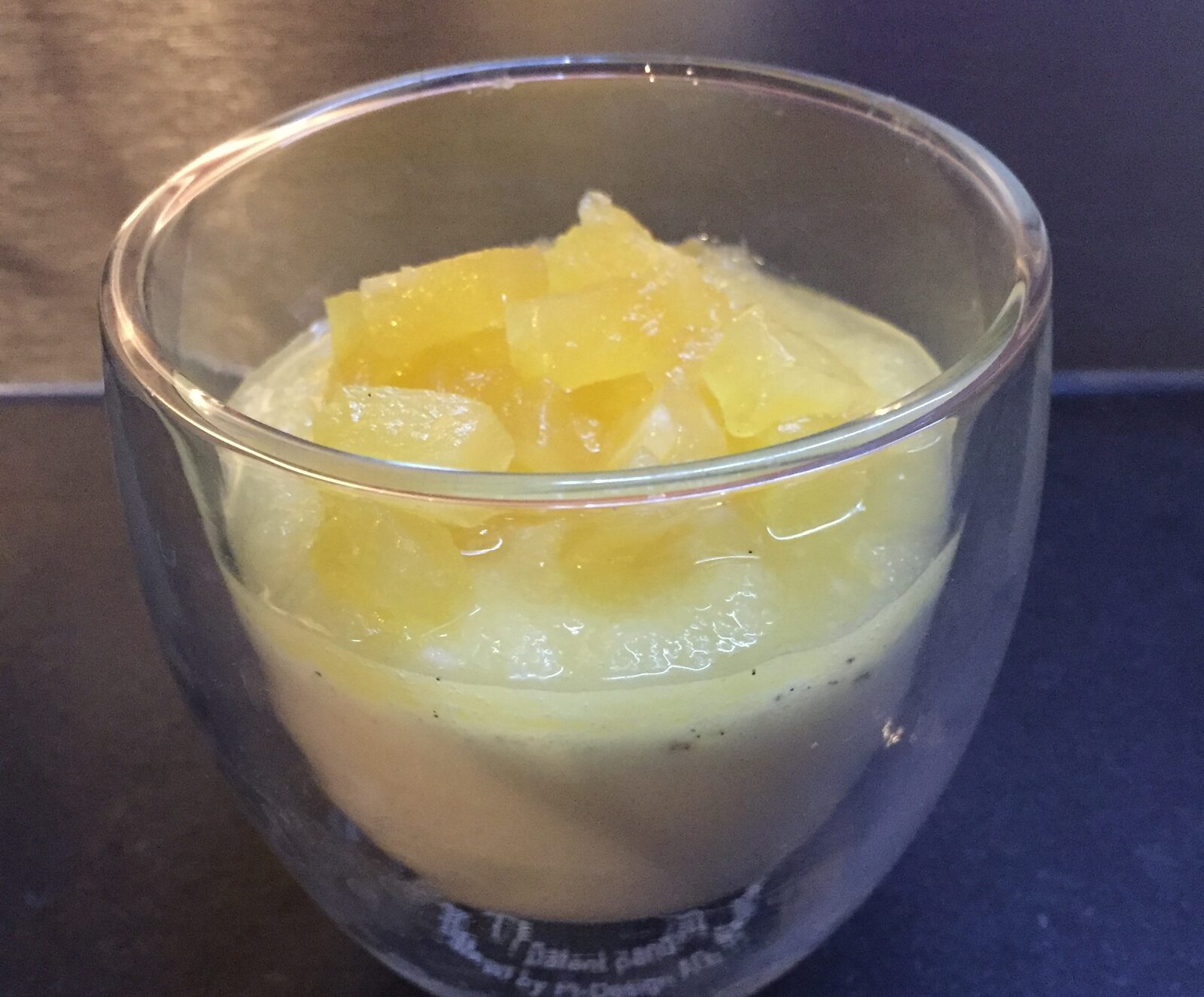 Panna cotta coco ananas