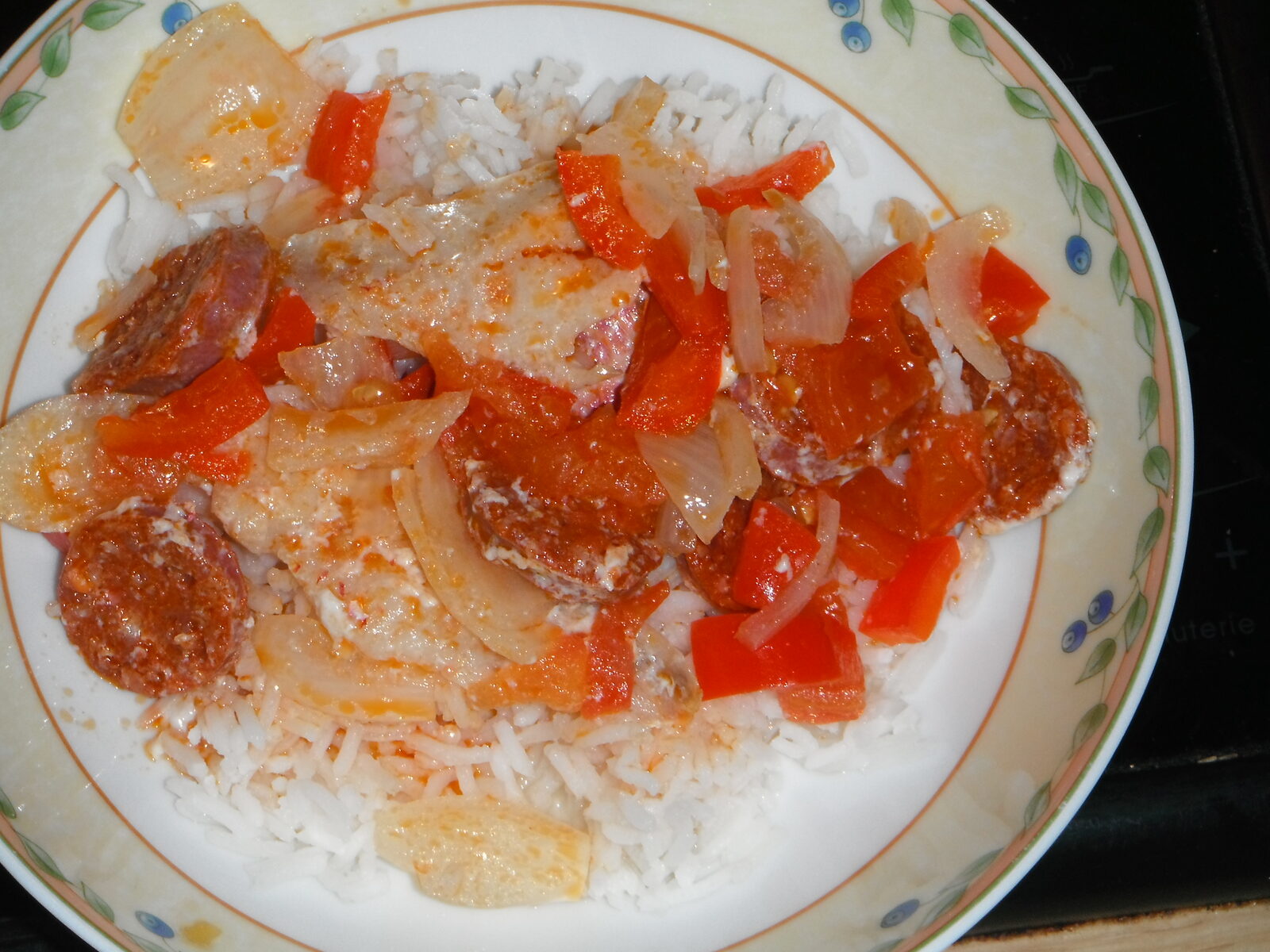 Papillotte de rouget a l'espagnole