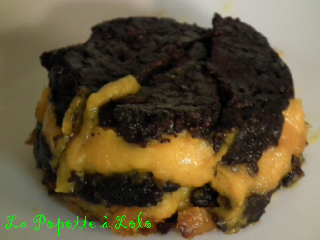 Parmentier de patates douces au boudin