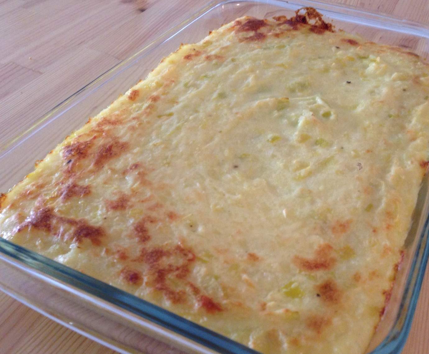 Parmentier de poireaux