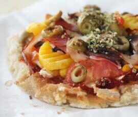 Pâte à pizza à l'igname (sans gluten/sans lait)