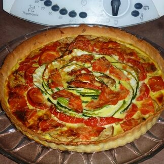 Pâte brisée au maïs / graines de tournesol en tarte