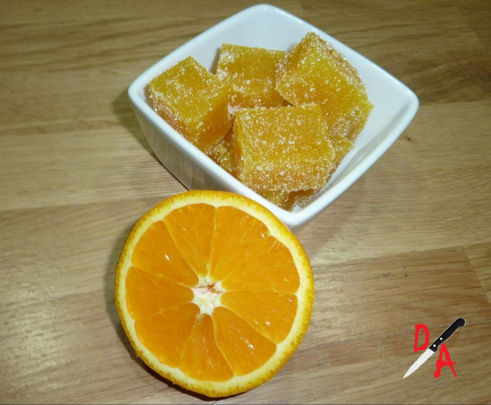 Pate de fruit à l'orange