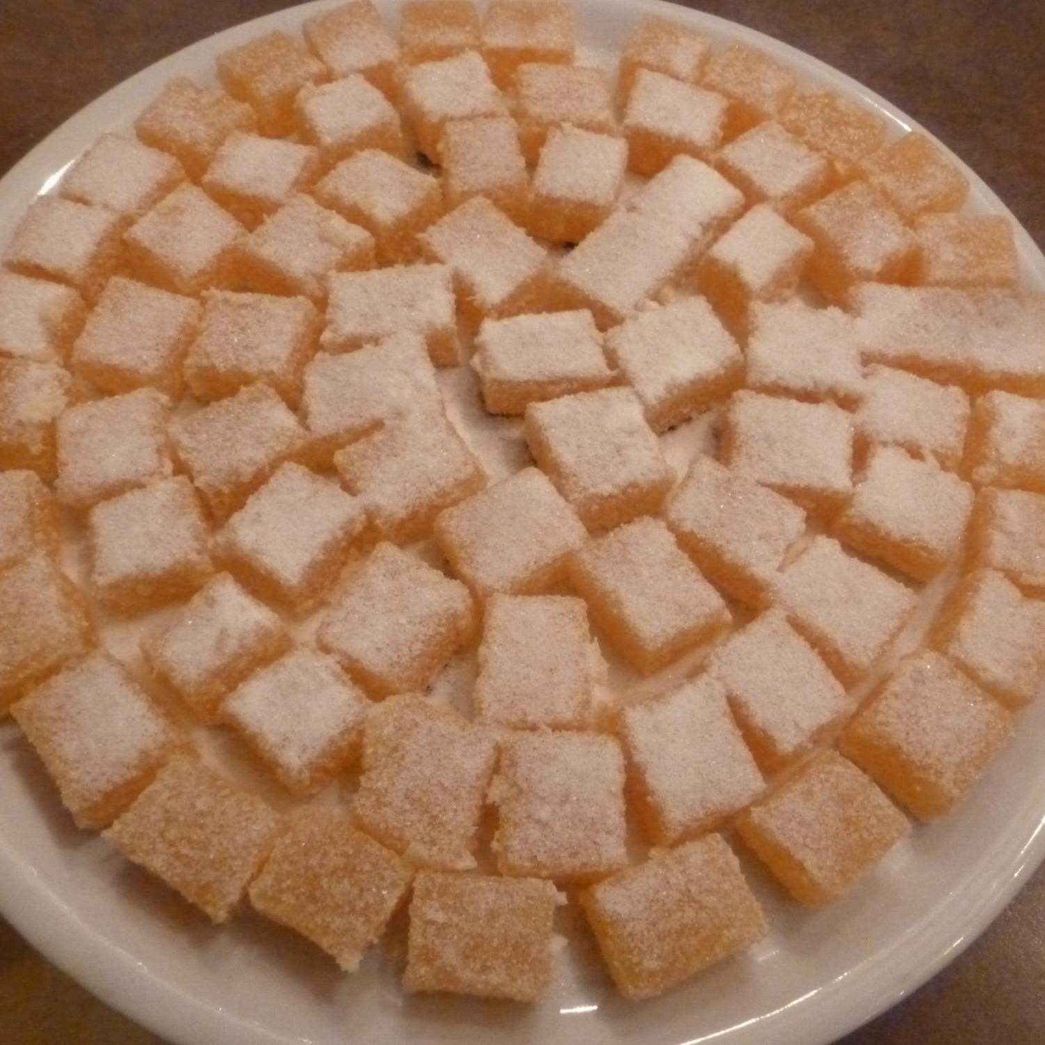 Pâte de fruits orange