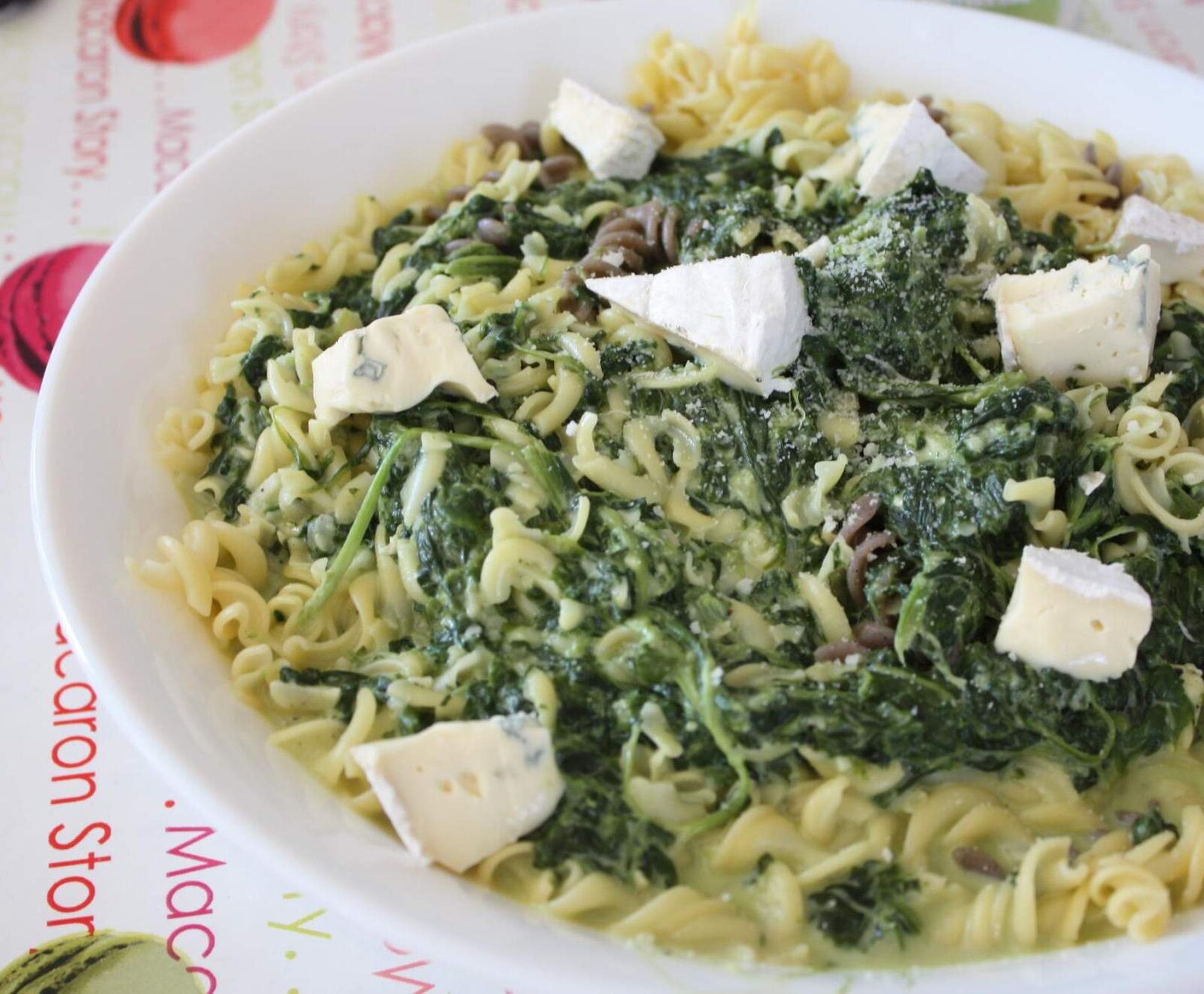 Pâtes aux épinard à l'Italienne