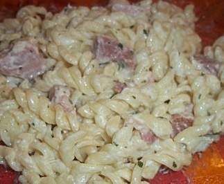 Pates creme au vin blanc