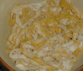 Pates fraiches sans machine à pates.