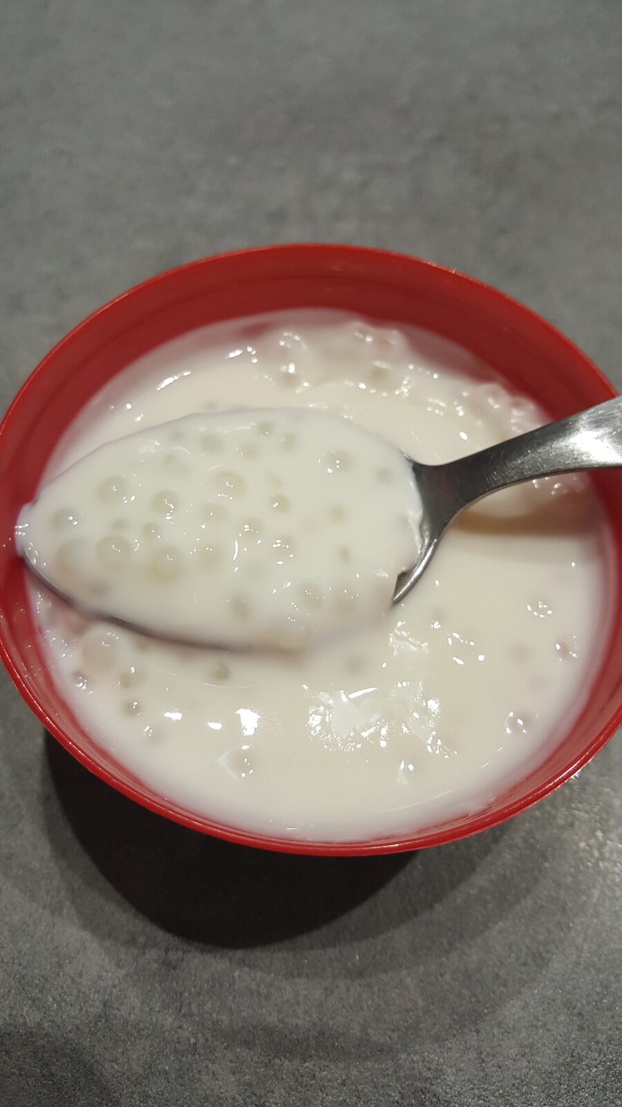 Perles du Japon (tapioca) au lait de coco