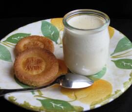 Petit pot de crème à la vanille