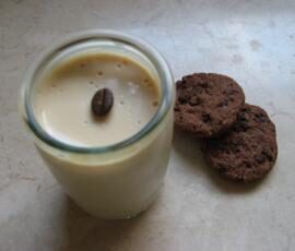 Petit pot de crème au café
