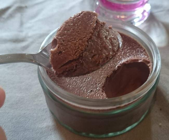 Petit pot de crème au chocolat