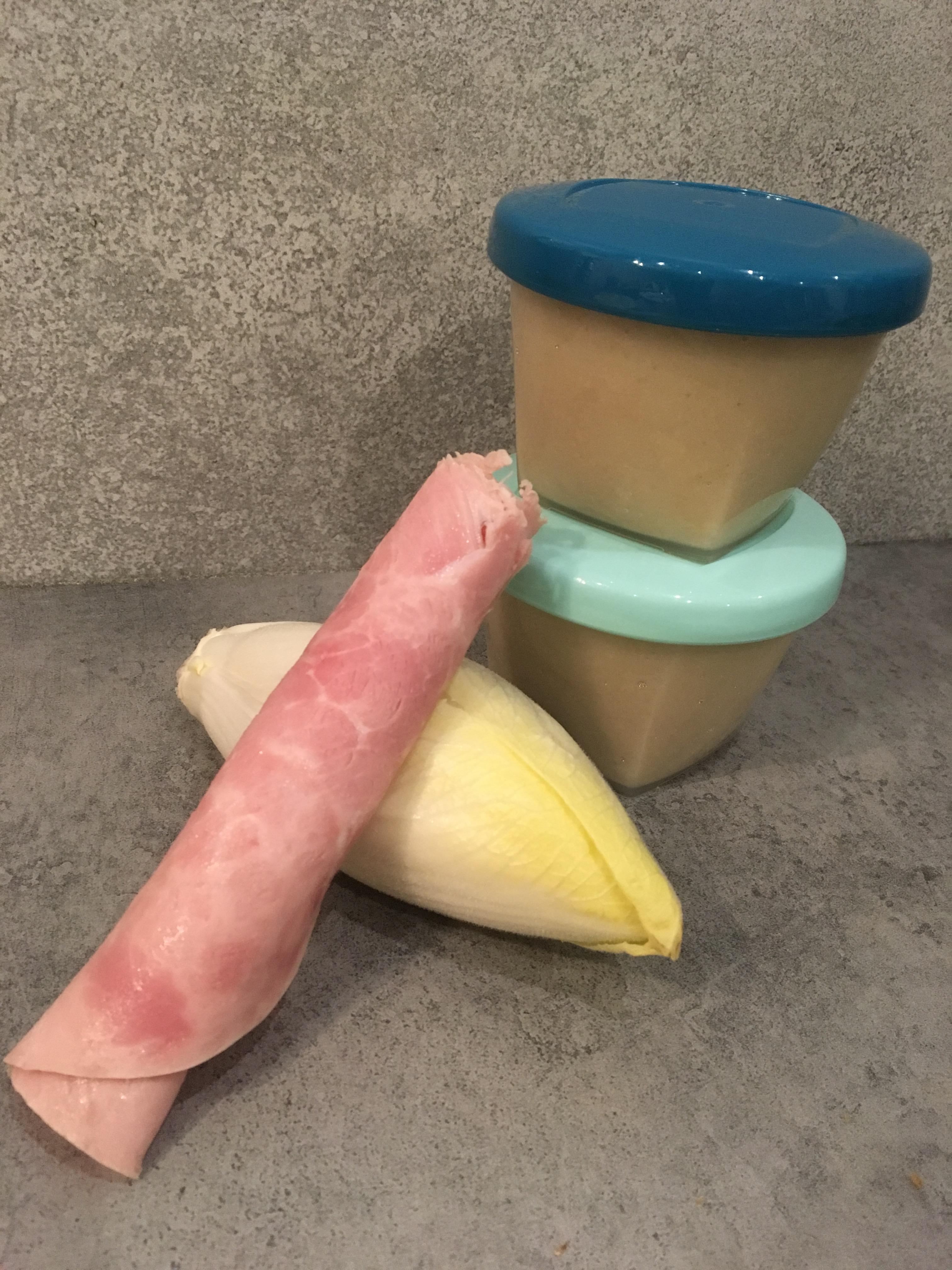 Petit pot façon endives au jambon