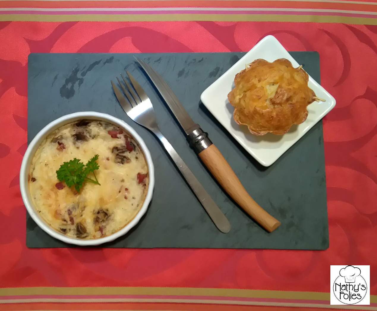 Petites quiches sans pâte