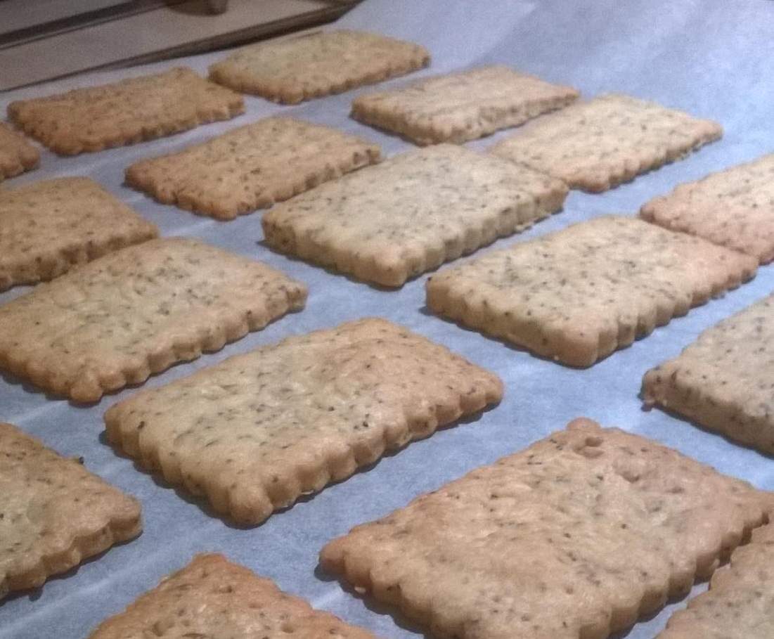 Petits-beurre aux graines et au parmesan