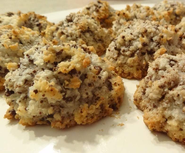 Petits biscuits de noël (rocher noix de coco chocolat)