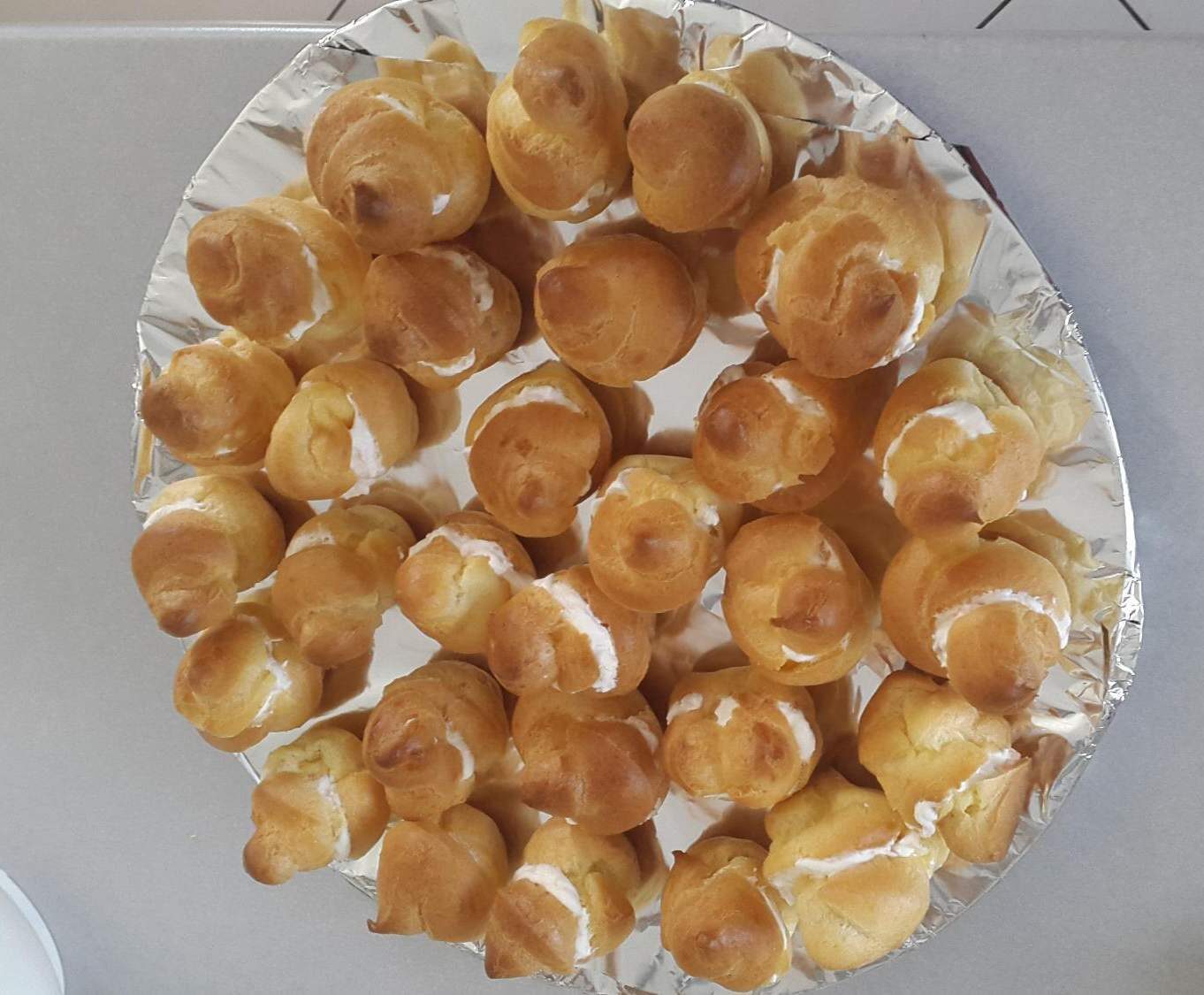 petits choux saumon et sa chantilly citronnée