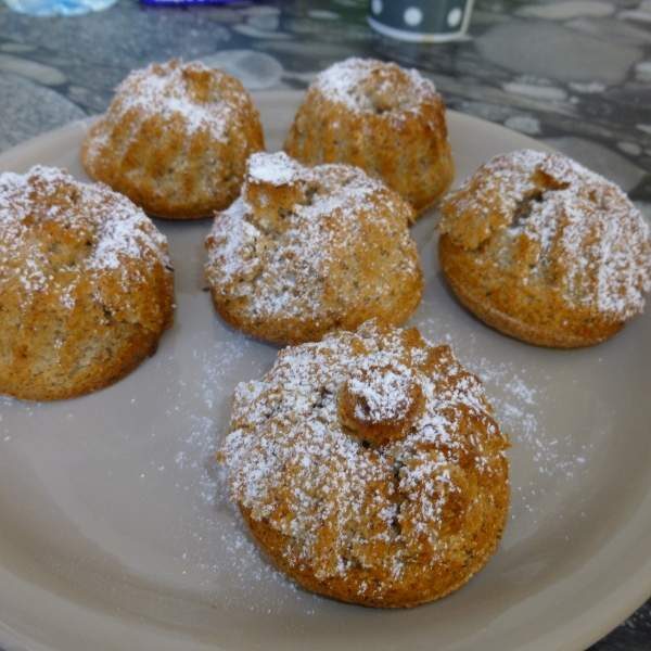 Petits gâteaux d'automne aux noix et noisettes