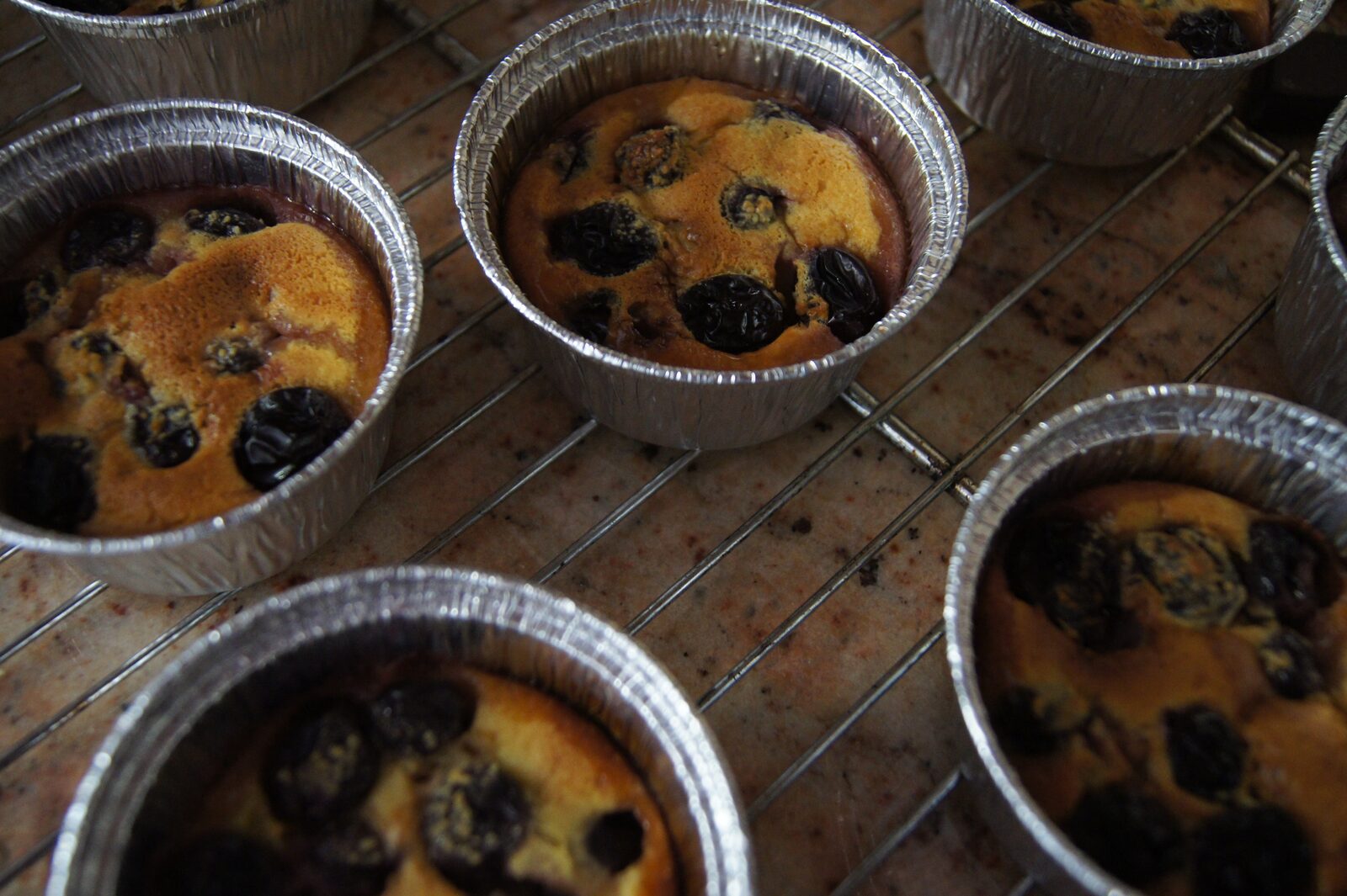 Petits gratins de raisin