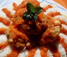 PETITS HAMBURGERS DE POULET OU DE DINDE ET SA SAUCE +++ (recette d'Anna Sevilla du forum Thermomix espagnol)