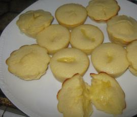 Petits moelleux au lemon curd