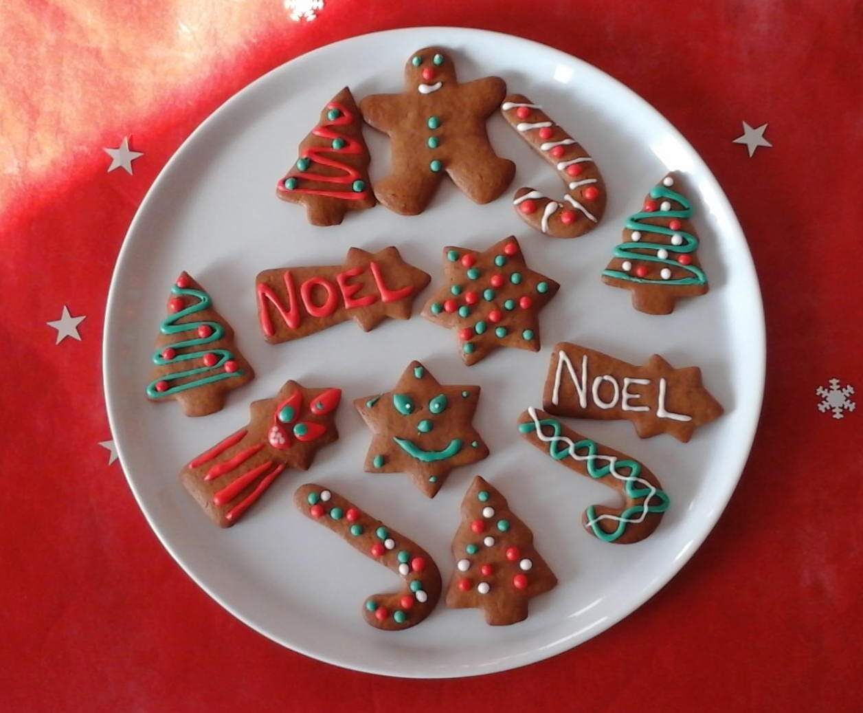 Petits pains d'épices de Noël