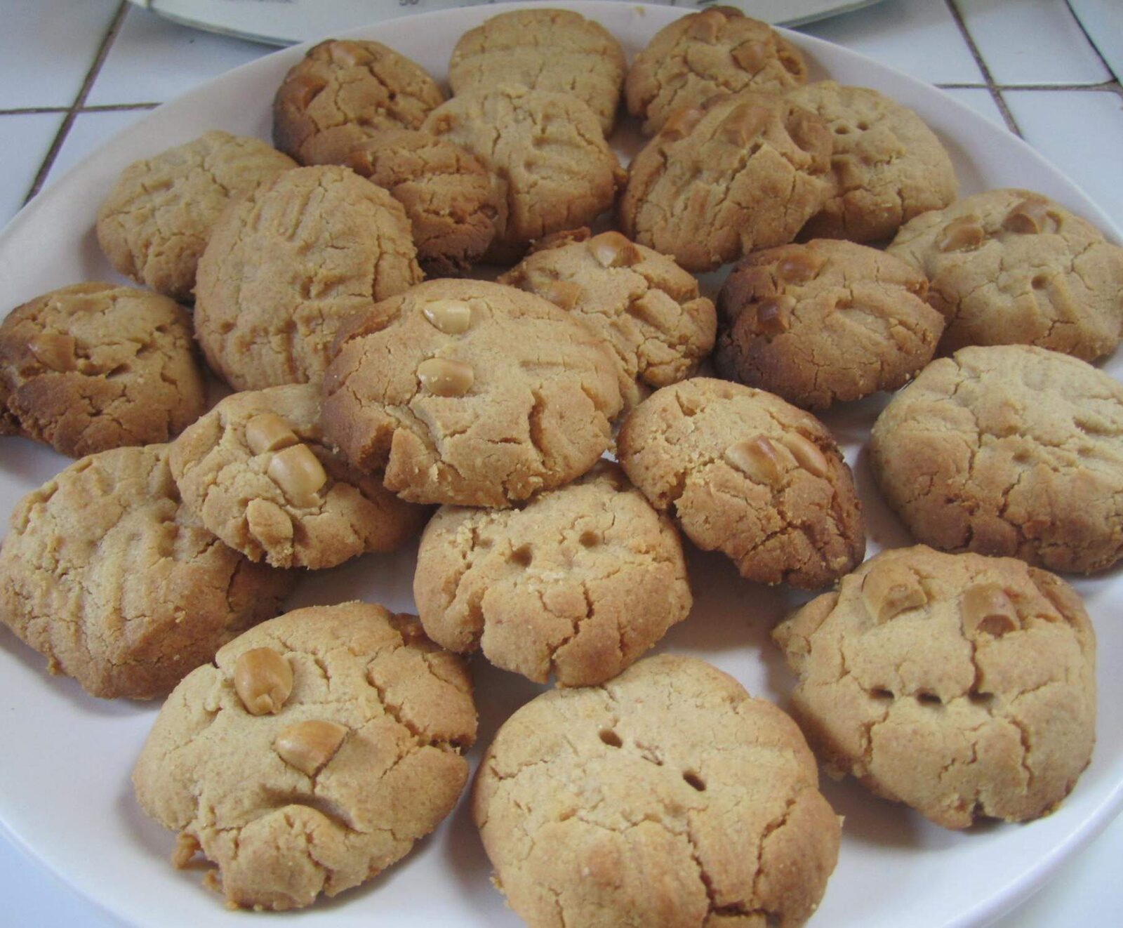 Petits sablés au beurre de cacahuètes