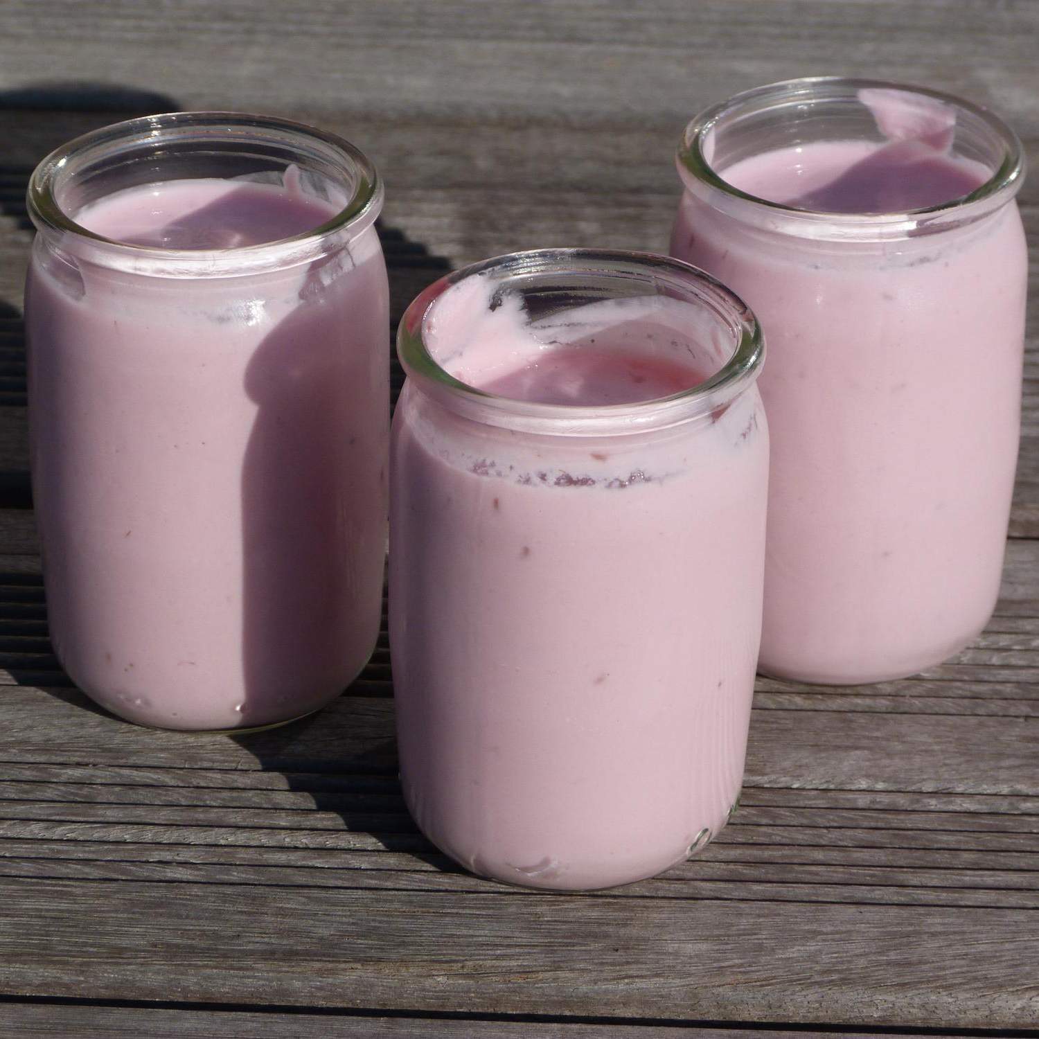 Petits suisses à la framboise