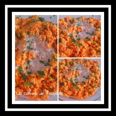 Pilaf de boulghour, sauce tahiné (Arménie)