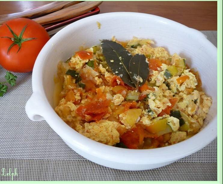 Piperade basquaise allégée