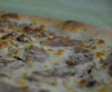 Pizza à l andouillette