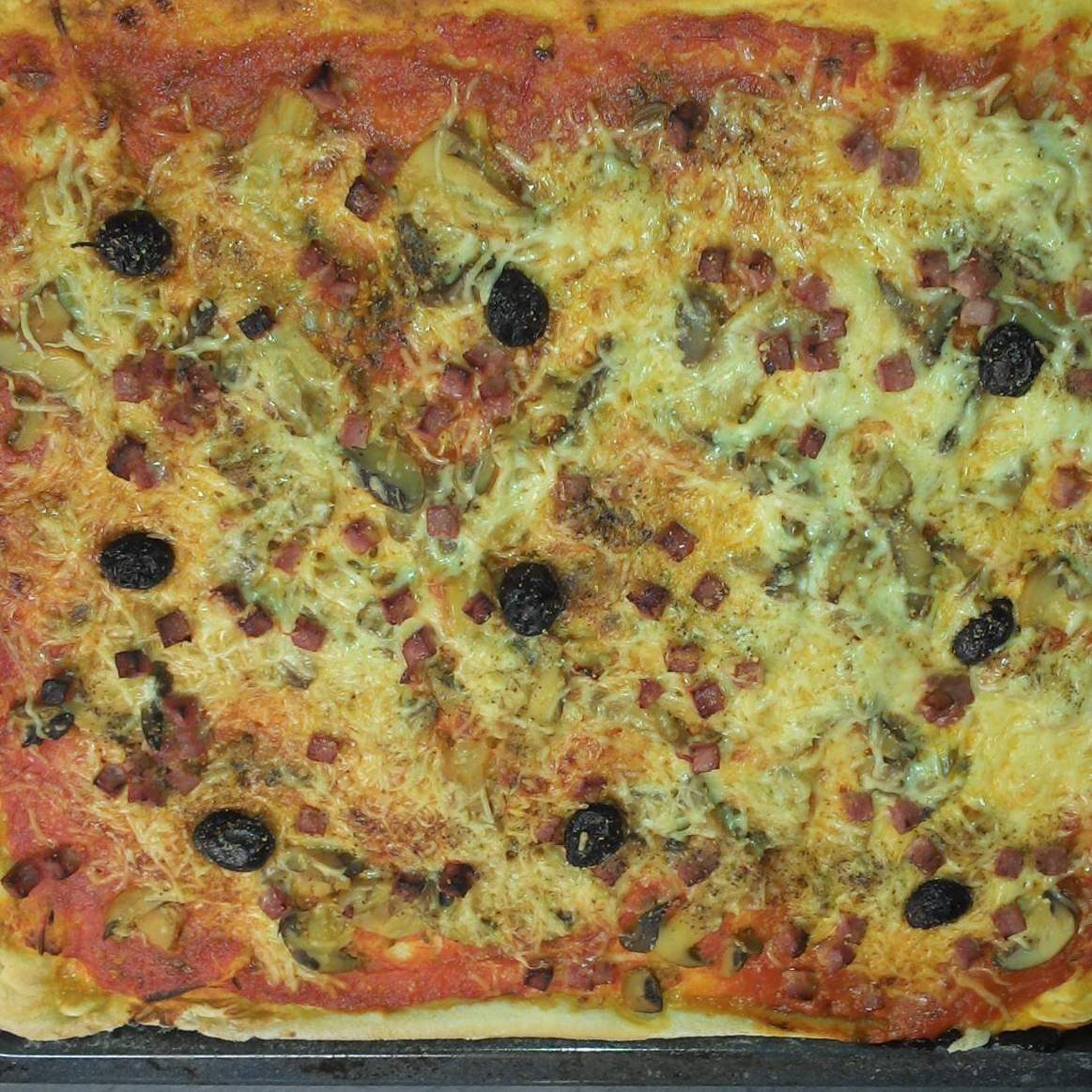Pizza au champignon