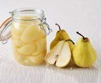 Poire au sirop