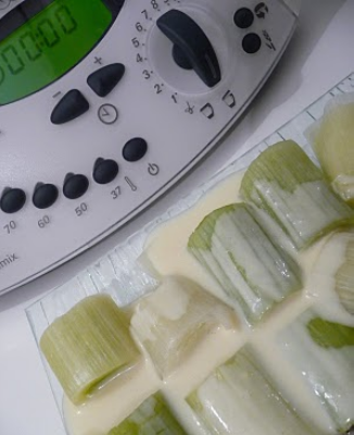 Poireaux à la moutarde