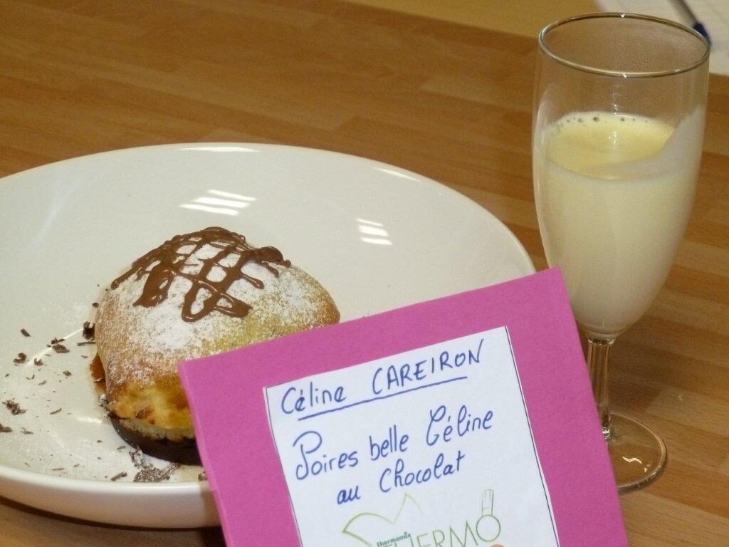 Poires belle Céline au chocolat