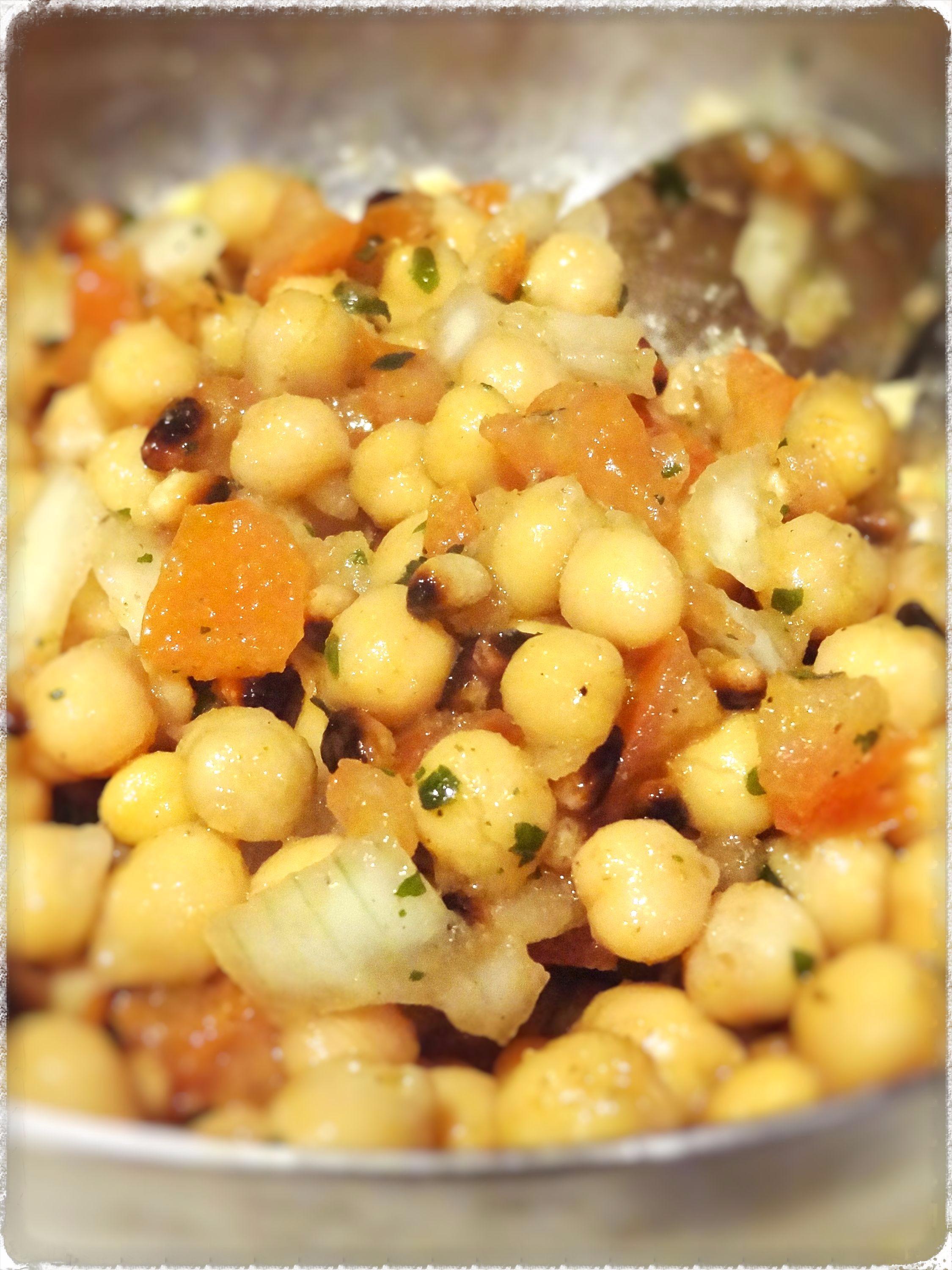 Pois chiches en salade