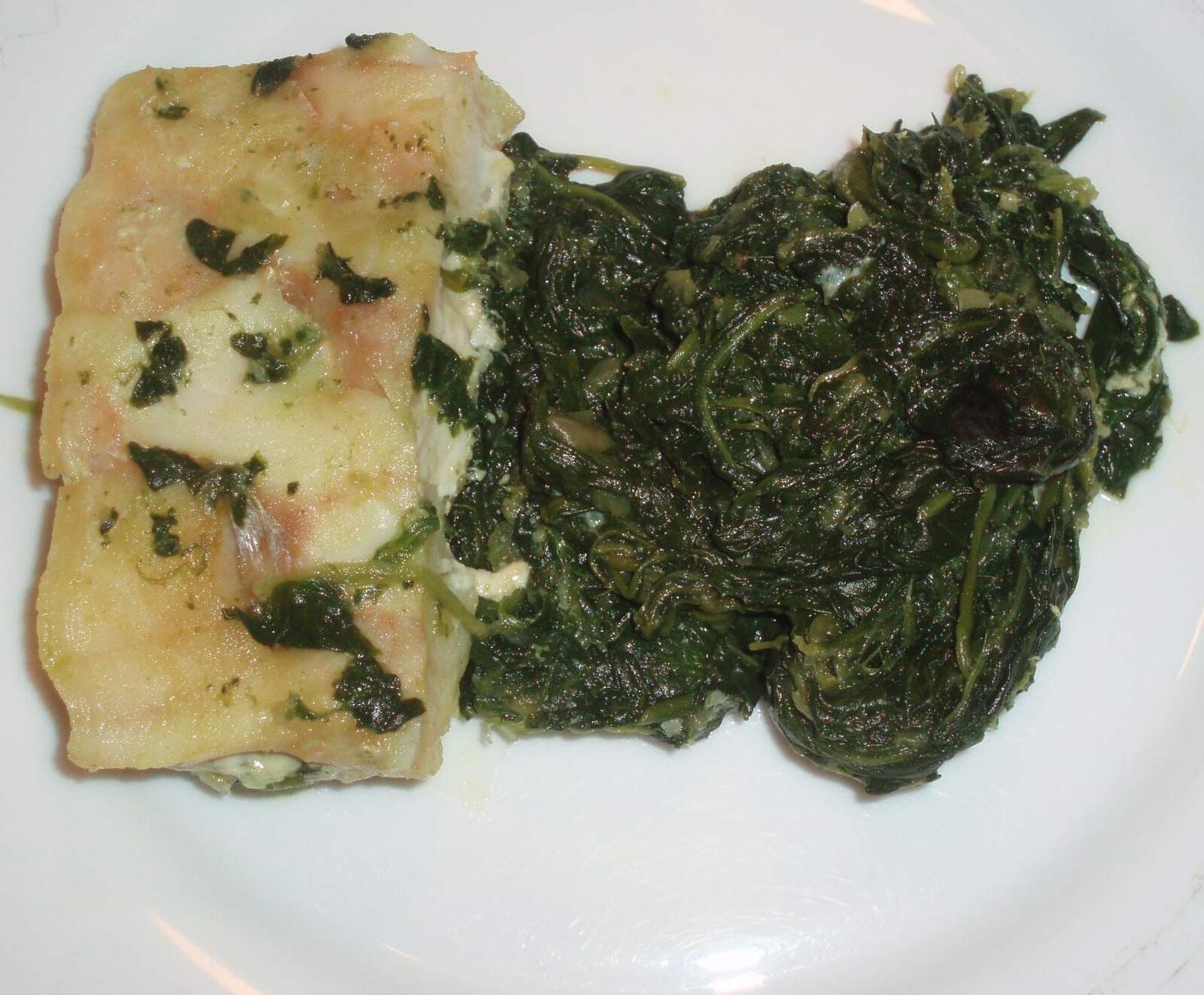 POISSON AUX EPINARDS