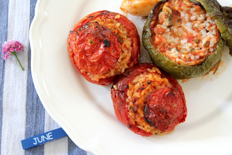 Poivrons farcis à la crétoise