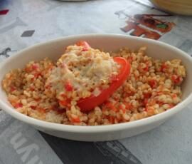 Poivrons farcis d'Ebly